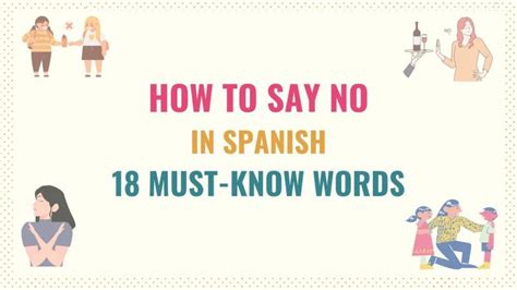 no in spanish|Iba pa.